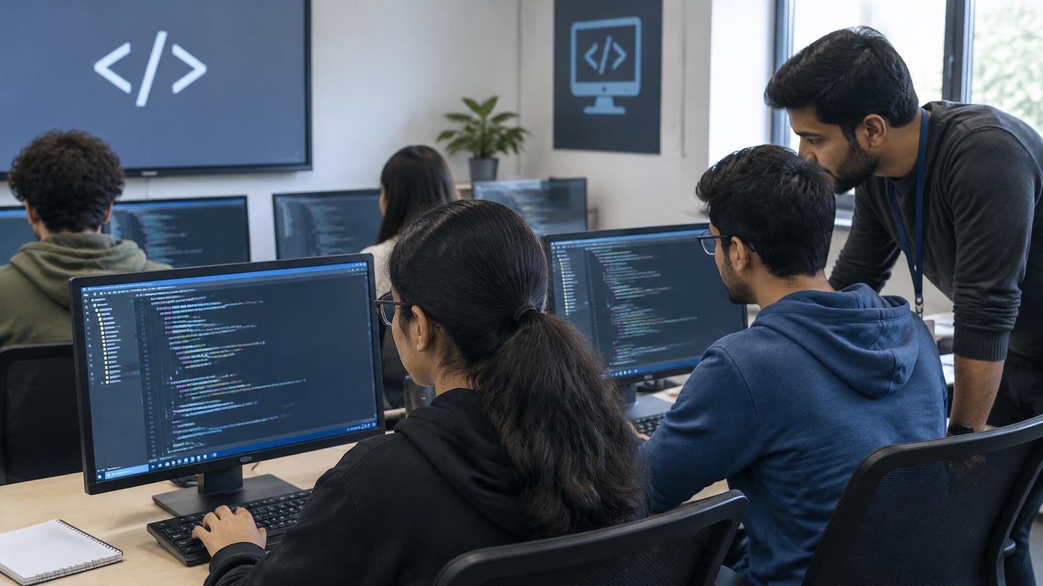 programming course students