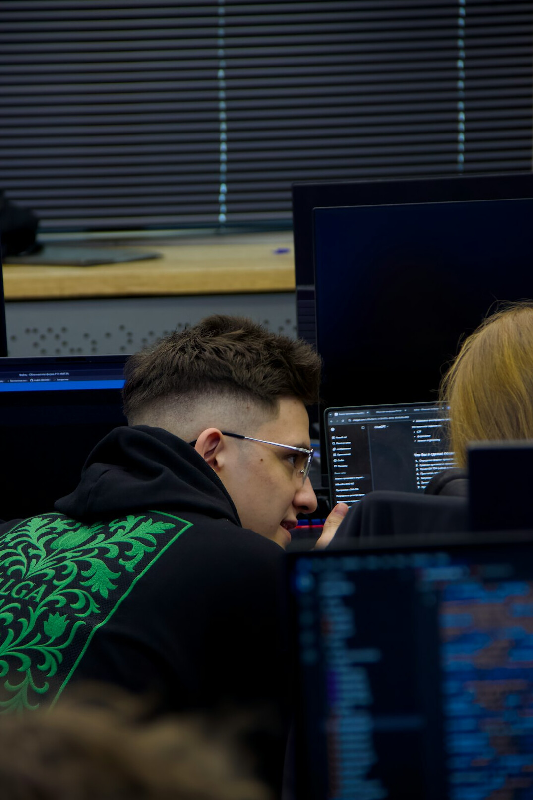 group of programmers collaborating